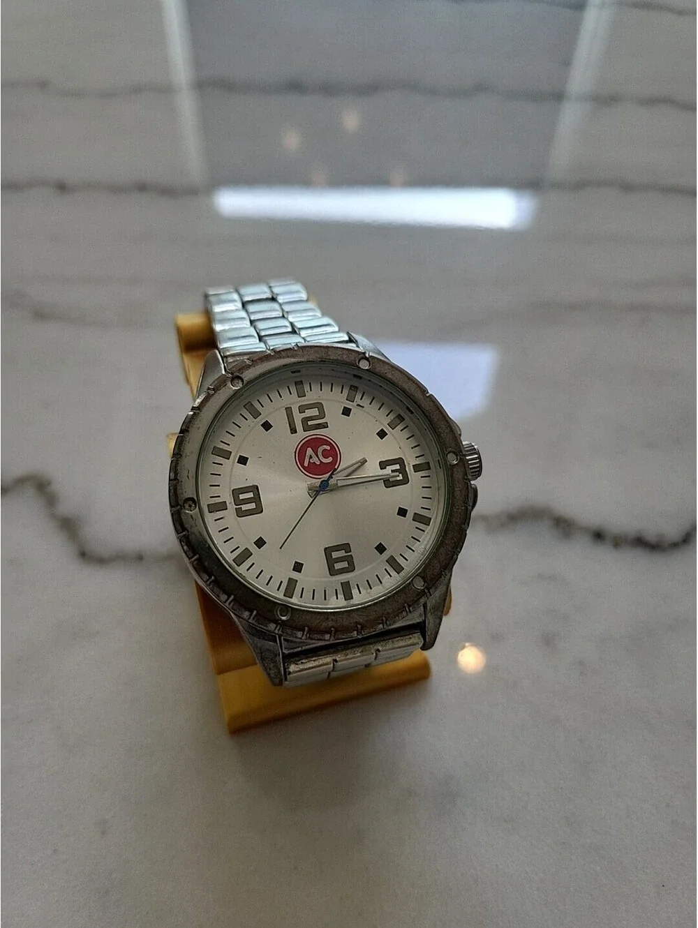 Men's Quartz Watch Working New Battery Automobilia 46mm 8.25